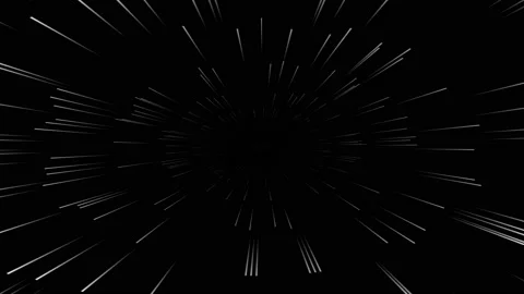 Zoom Flyinto Deep Space Starfield Mask Video stock 143893829