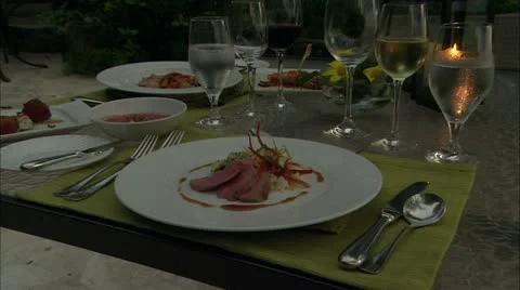 Zoom into food Stock Footage 22665026