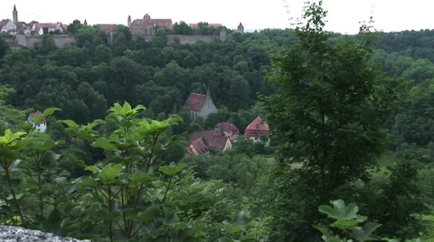 Zoom in to German Village Stockbeeldmateriaal 1039306