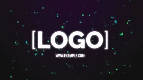 Zoom Glitch Logo Stock After Effects