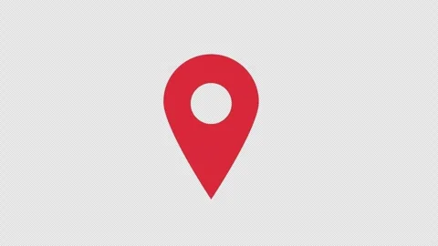 Zoom in on the Globe via the Location Alpha Channel Video stock 296193153