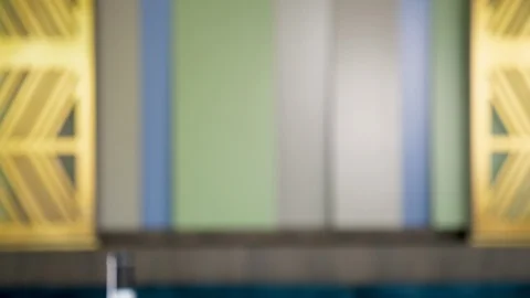 Zoom in on grilled steack beef meat on a plate Stock Footage 95941596