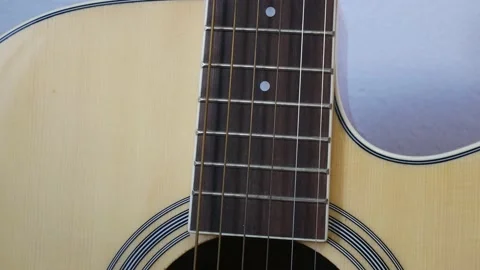 Zoom in guitar classic. Stock Footage 229769714