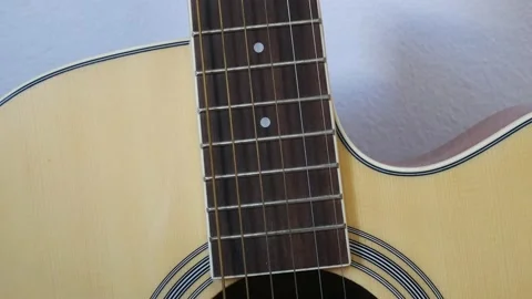 Zoom in guitar classic. Stock Footage 229769733