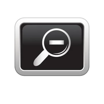 Zoom icon black2 Stock Illustration