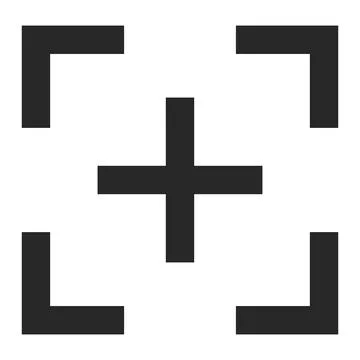 Zoom icon. Enlarged sign. Vector. 스톡 일러스트