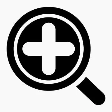 Zoom in icon. Ilustração Stock