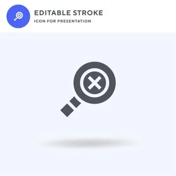 Zoom In icon vector, filled flat sign, solid pictogram isolated on white, logo Ilustração Stock