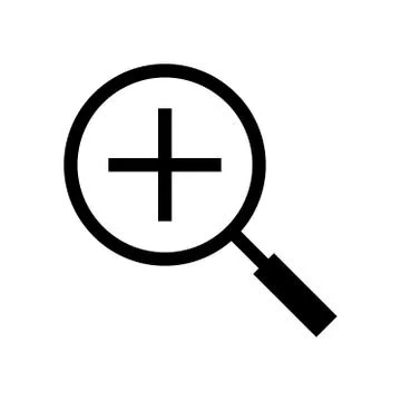 Zoom In icon - vector iconic design Stock Illustration