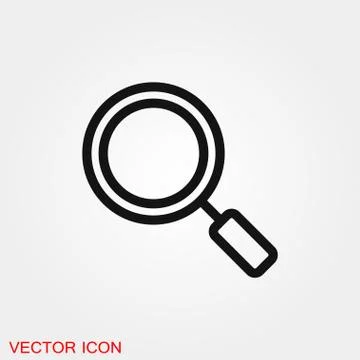 Zoom icon vector sign symbol for design Stock Illustration