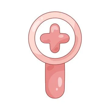 Zoom in Illustrazione stock