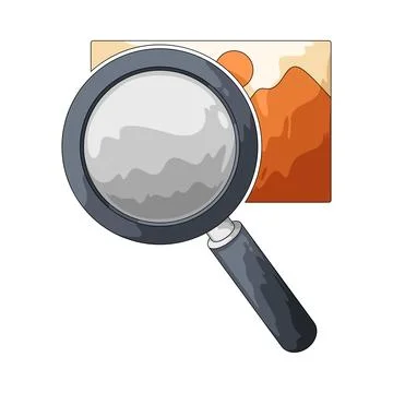 Zoom illustration Stock Illustration