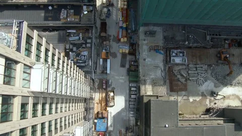 Zoom in to a industrial site 動画素材 70260502