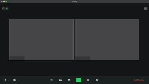 Zoom Interface Stock Illustration