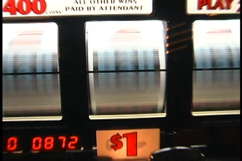 Zoom to jackpot winner Stock Footage 108976