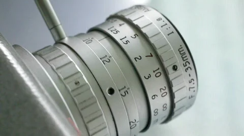 Zoom lens. Stock Footage 536608