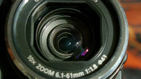 Zoom lens operation 스톡 동영상 36155301