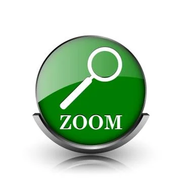Zoom with loupe icon Stock Illustration