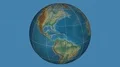 Zoom-in on Madagascar outlined. Relief 4k or 4k+ Resolution