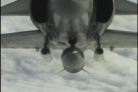 Zoom from missile Stock Footage 288652
