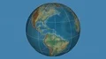 Zoom-in on Mozambique extruded. Relief 4k or 4k+ Resolution