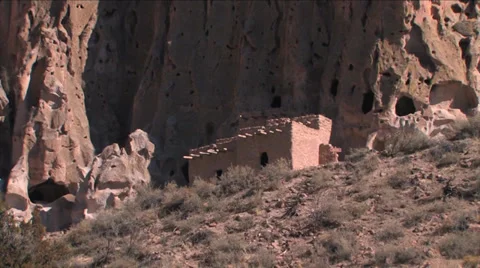 Zoom in to the Native American Dwelling 스톡 동영상 38278731