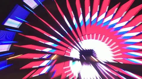 Zoom In On Neon Lights 2 스톡 동영상 19185360