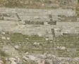 Zoom out from amphitheatre to coast SD Footage