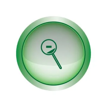 Zoom Out Button Stock Illustration
