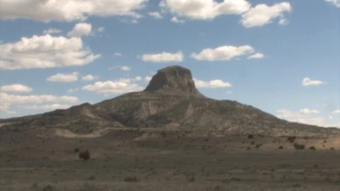 Zoom Out On Cabezon Vídeo Stock 88302145