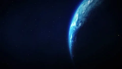 Zoom out digital Eye through clouds to see the Planet earth from space Animation 스톡 동영상 178412516