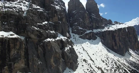 Zoom out of Dolomites Stock Footage 67700622