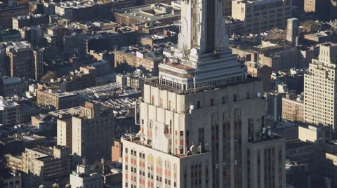 Zoom-out on Empire State Building. Shot in 2011. Stock Footage 59174235