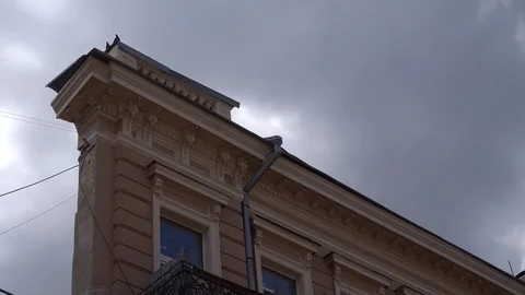 Zoom out Flat Witch house of Odessa Stock Footage 83698497