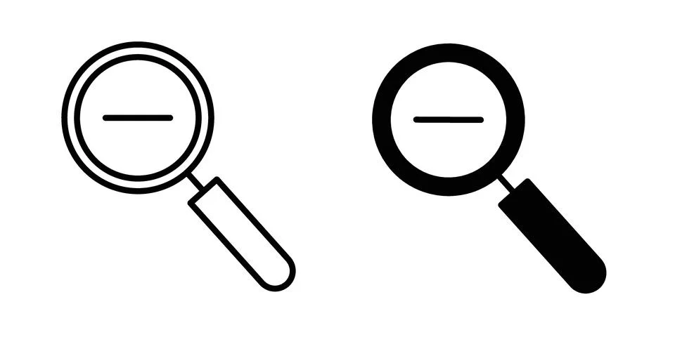 Zoom out icon graphic element. web icon set 스톡 일러스트