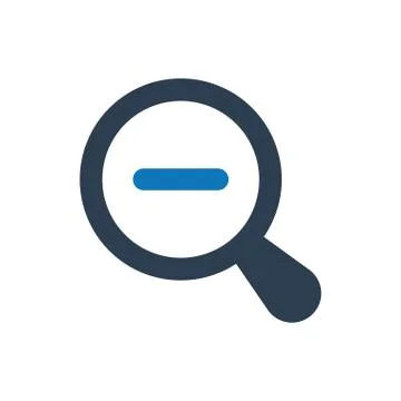 Zoom out Icon Stock Illustration