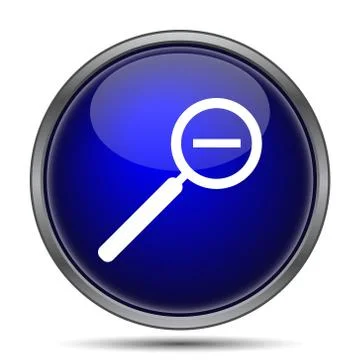 Zoom out icon. Internet button on white background.. Stock Illustration