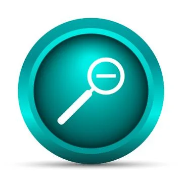 Zoom out icon. Internet button on white background.. 스톡 일러스트