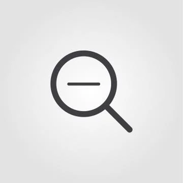 Zoom Out icon. Simple element illustration. Zoom Out pixel perfect icon design 库存插图