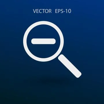 Zoom out icon. vector illustration Stock Illustration