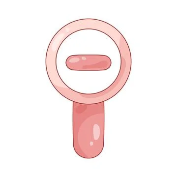 Zoom out Illustrazione stock