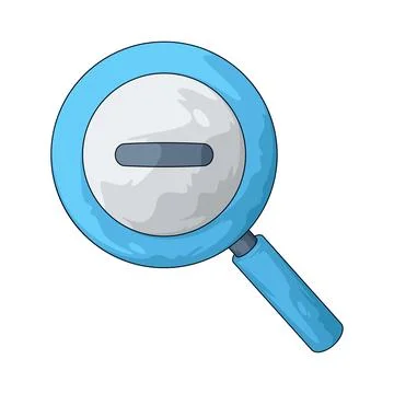 Zoom out illustration Illustrazione stock