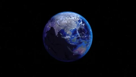 Zoom out of Indonesia through clouds to see the Earth from space. 스톡 동영상 77278068