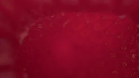 Zoom out from inside of raspberry Video stock 134868779