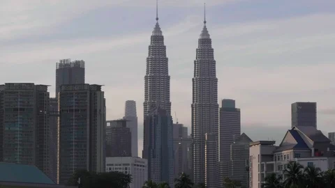 Zoom Out KL Tower 001 Stock Footage 122656812