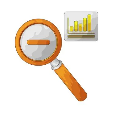 Zoom out presentation illustration Illustration