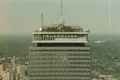 Zoom out from Prudential Tower Footage