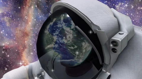 Zoom out to the space Video stock 56952433