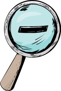 Zoom Out Symbol Stock Illustration
