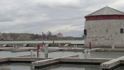 Zoom out to a tower to the next one Video stock 79537355